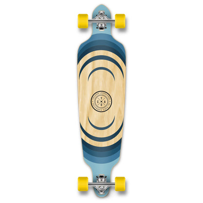 Yocaher Drop Through Longboard Complete - Earth Series - Ripple