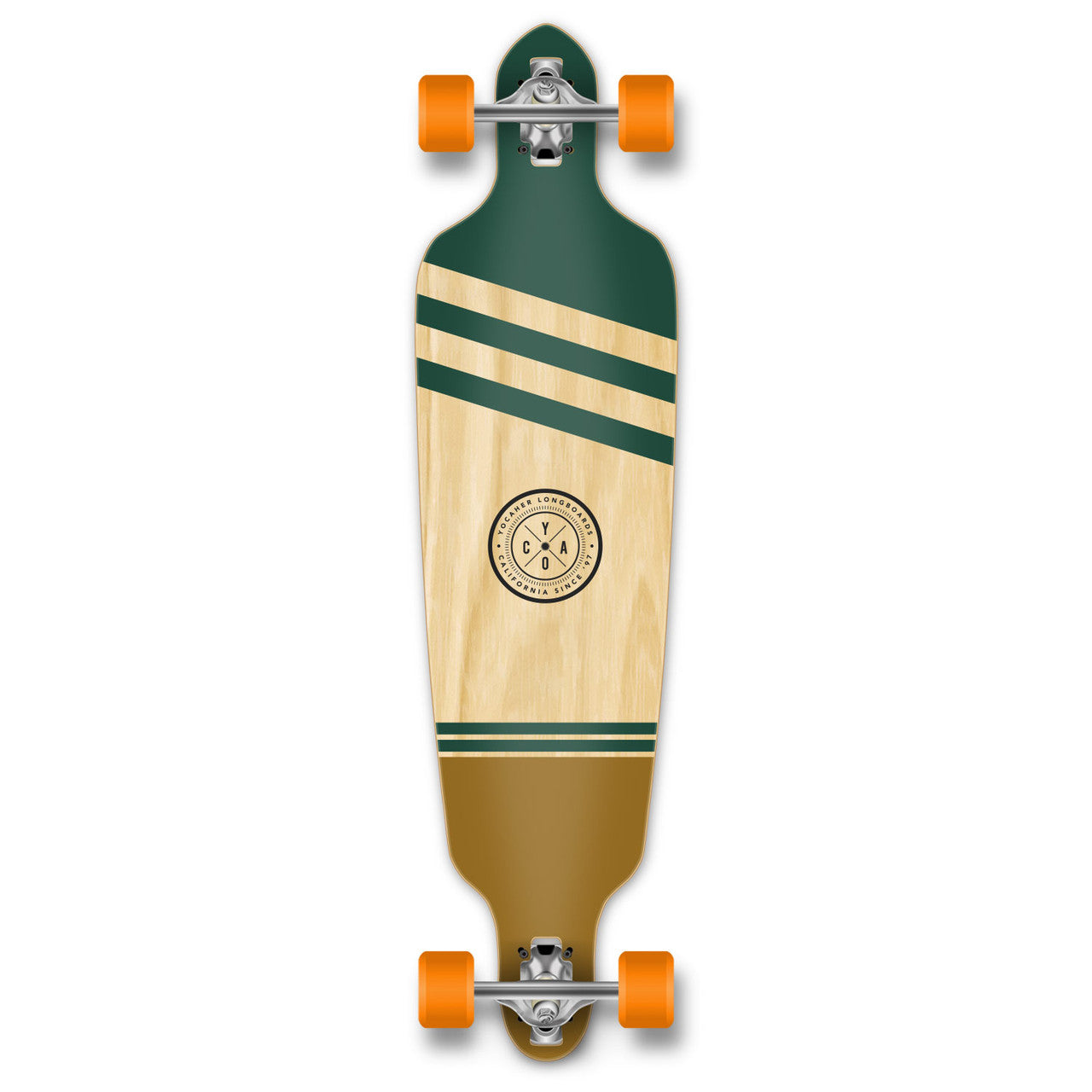 Yocaher Drop Through Longboard Complete - Earth Series - Wind