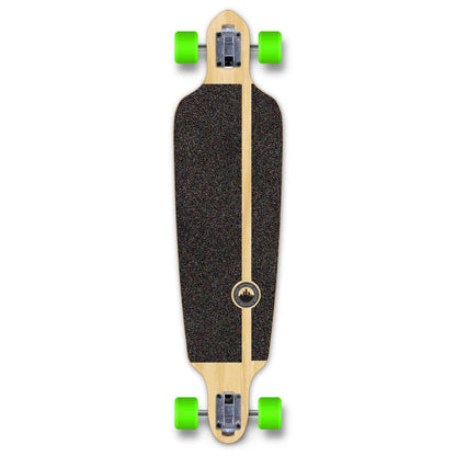 Yocaher Drop Through Longboard Complete - Palm City Rasta