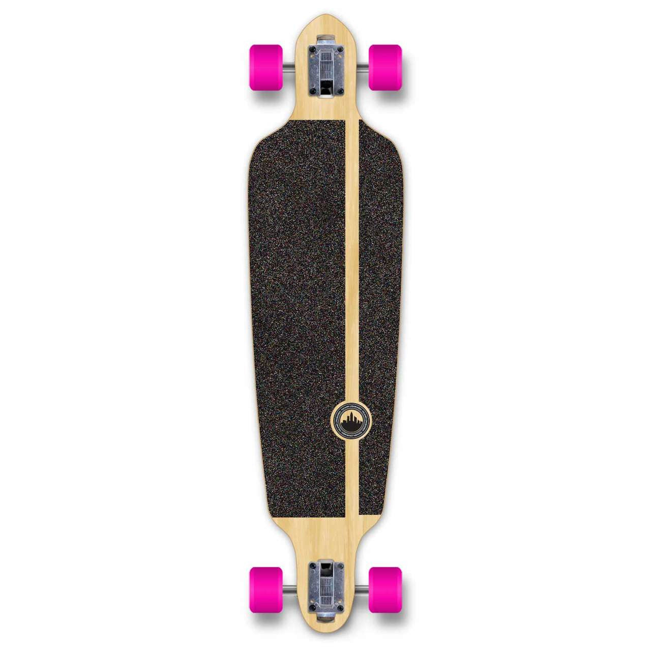 Yocaher Drop Through Longboard Complete - Gradient Green