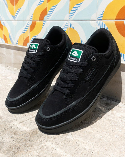 Emerica Mens Gamma Black Black Black Shoes