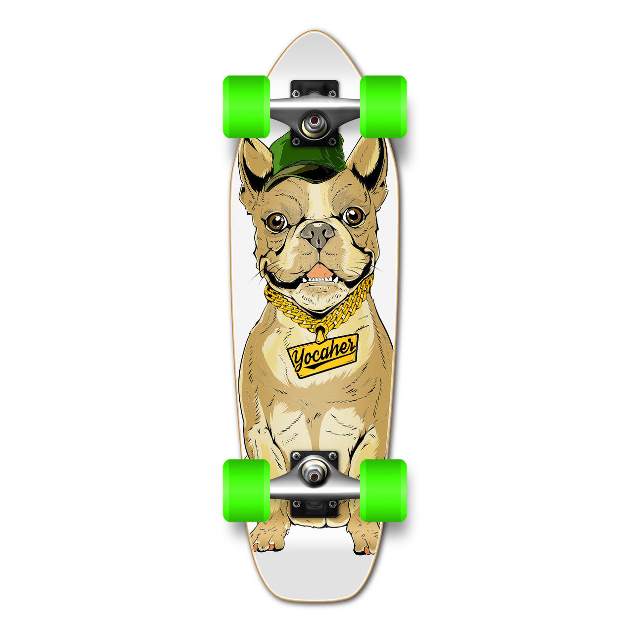Yocaher Mini Cruiser Complete  -  Cool Pup French Bulldog
