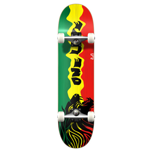 Yocaher Complete Skateboard 7.75" - Rasta 2