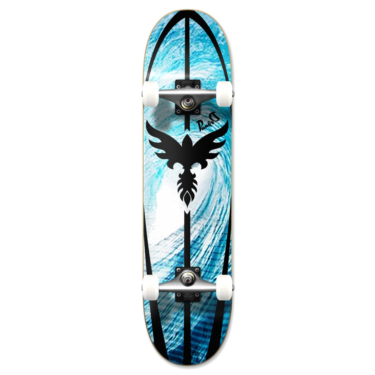 Yocaher Complete Skateboard 7.75" - Tsunami