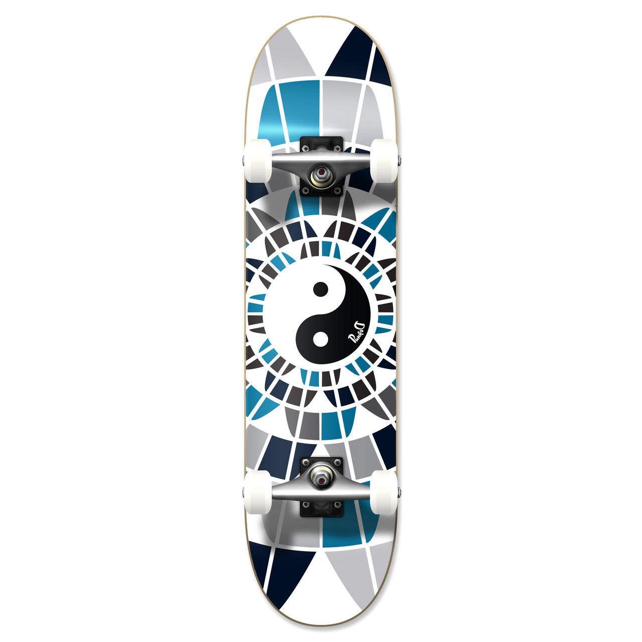 Yocaher Complete Skateboard 7.75" - Ying Yang