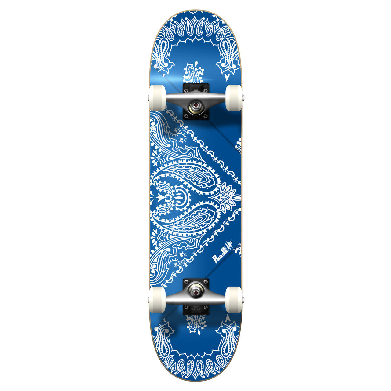 Yocaher Complete Skateboard 7.75" - Bandana Blue