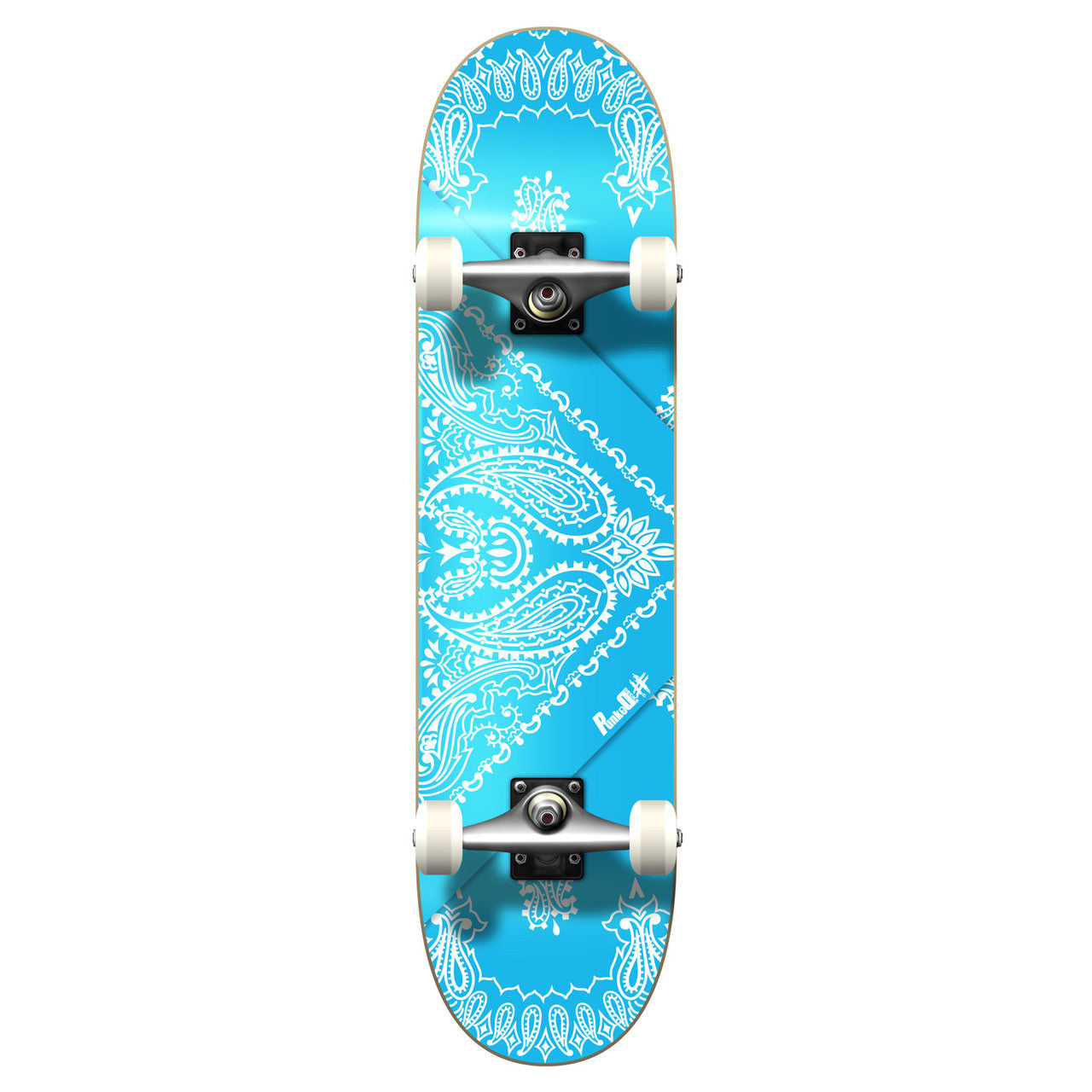 Yocaher Complete Skateboard 7.75" - Bandana SkyBlue