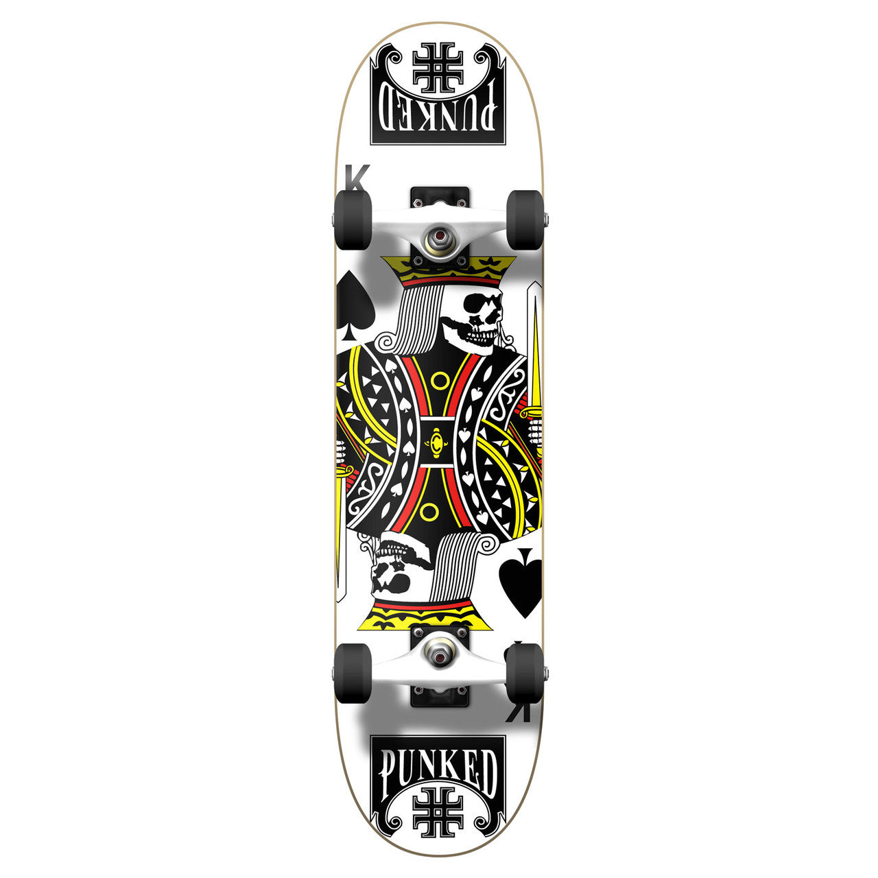 Yocaher Complete Skateboard 7.75" - King of Spades