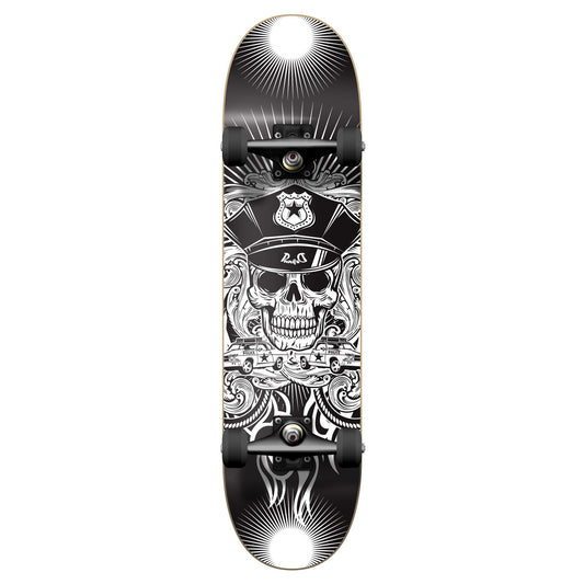 Yocaher Complete Skateboard 7.75" - Skull Cop