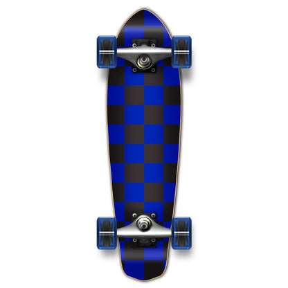 Yocaher Micro Cruiser Complete - Checker Blue