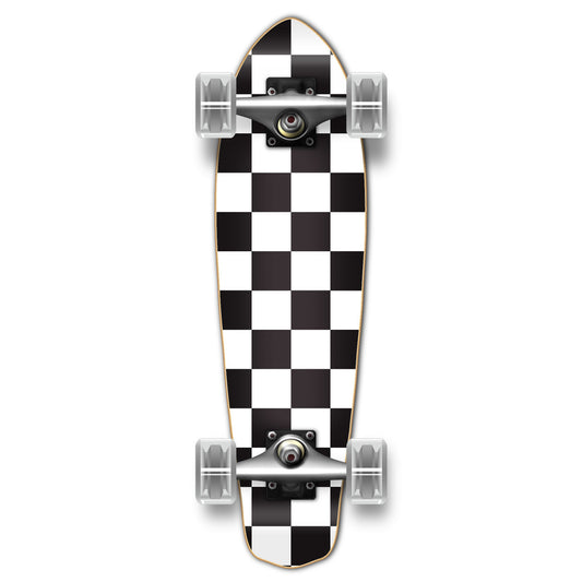 Yocaher Micro Cruiser Complete - Checker White