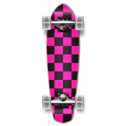 Yocaher Micro Cruiser Complete - Checker Pink