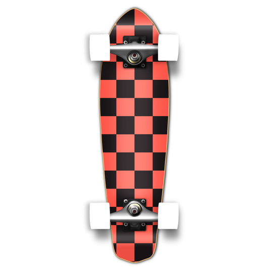 Yocaher Micro Cruiser Complete - Checker Orange