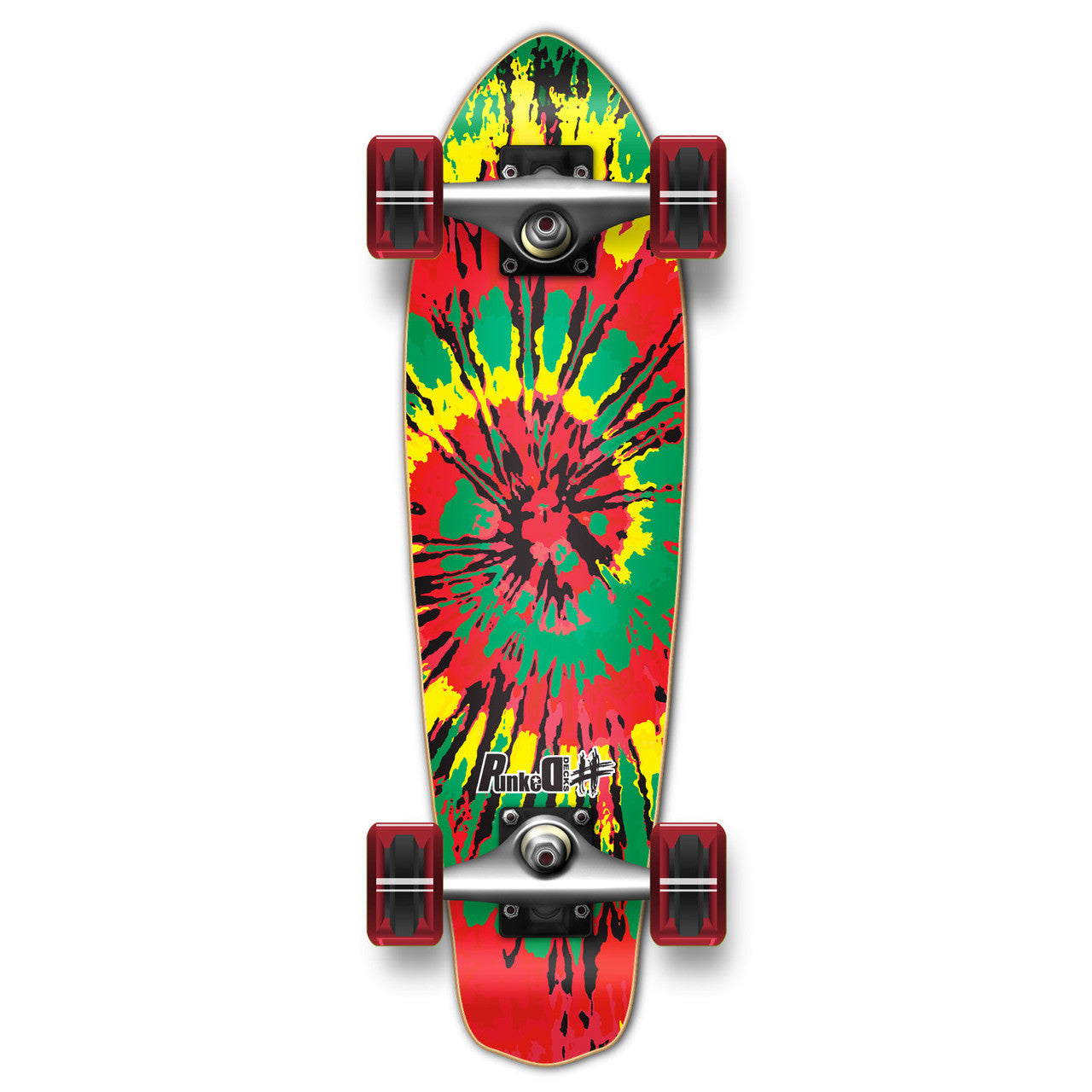 Yocaher Micro Cruiser Complete - Tiedye Rasta