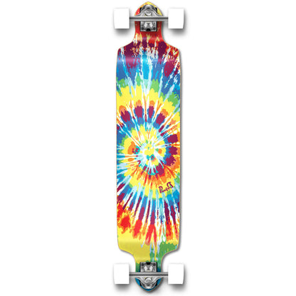 Yocaher Drop Down Longboard Complete - Tiedye Original