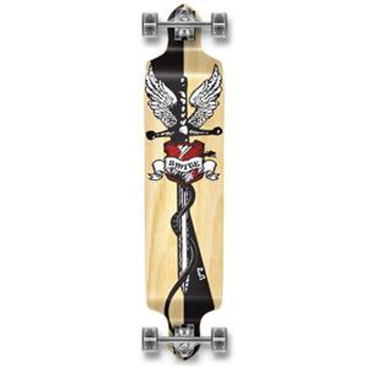 Yocaher Drop Down Longboard Complete - Smite