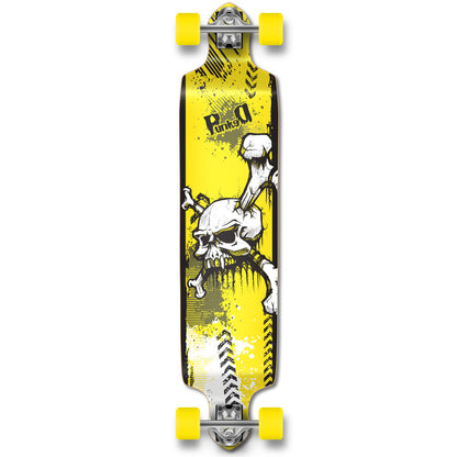 Yocaher Drop Down Longboard Complete - Y Skull