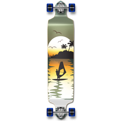 Yocaher Drop Down Longboard Complete - Surfer