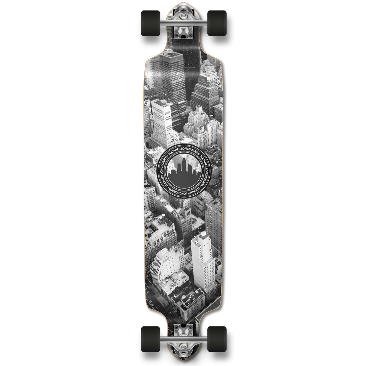 Yocaher Drop Down Longboard Complete - New York