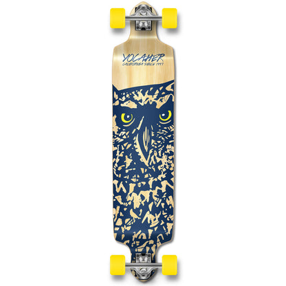 Yocaher Drop Down Longboard Complete - Spirit Animal OWL