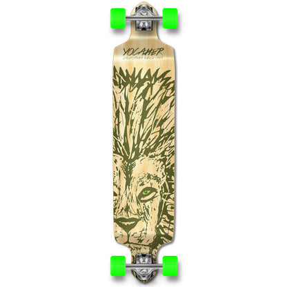 Yocaher Drop Down Longboard Complete - Spirit Animal LION