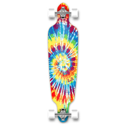 Yocaher Drop Through Longboard Complete - Tiedye Original