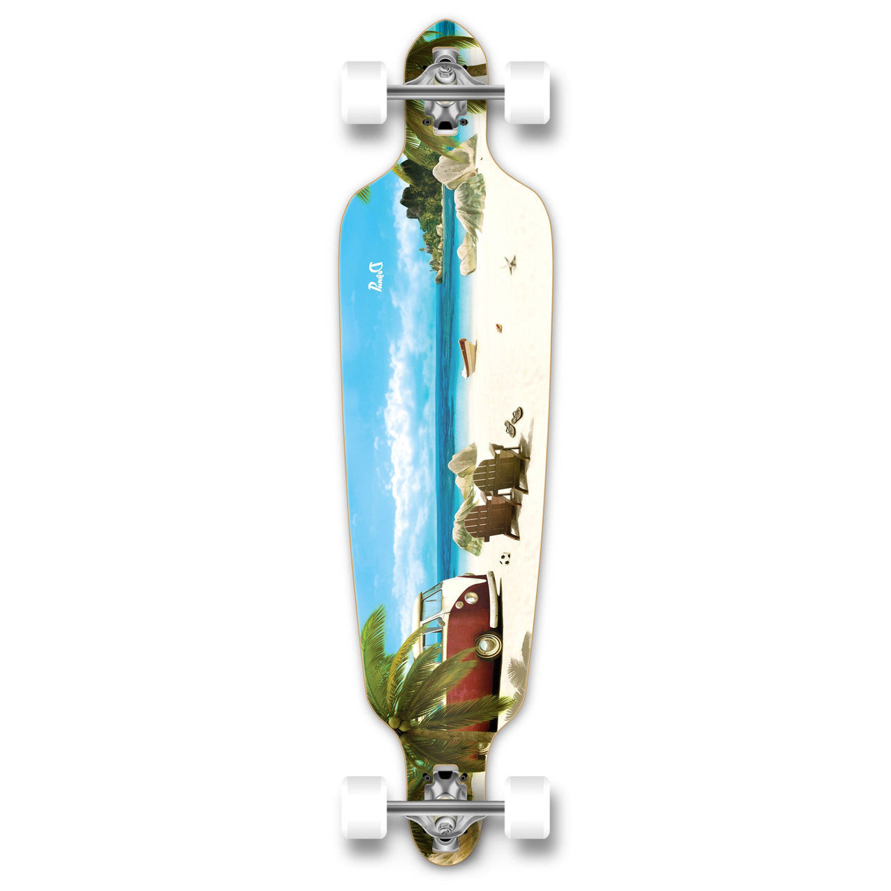 Yocaher Drop Through Longboard Complete - Getaway