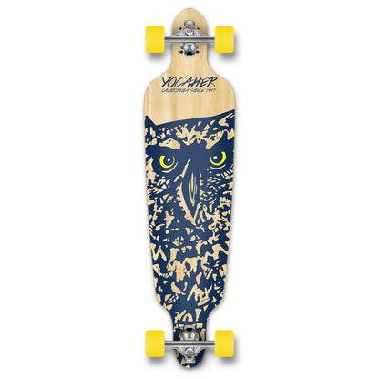 Yocaher Drop Through Longboard Complete - Spirit Animal OWL