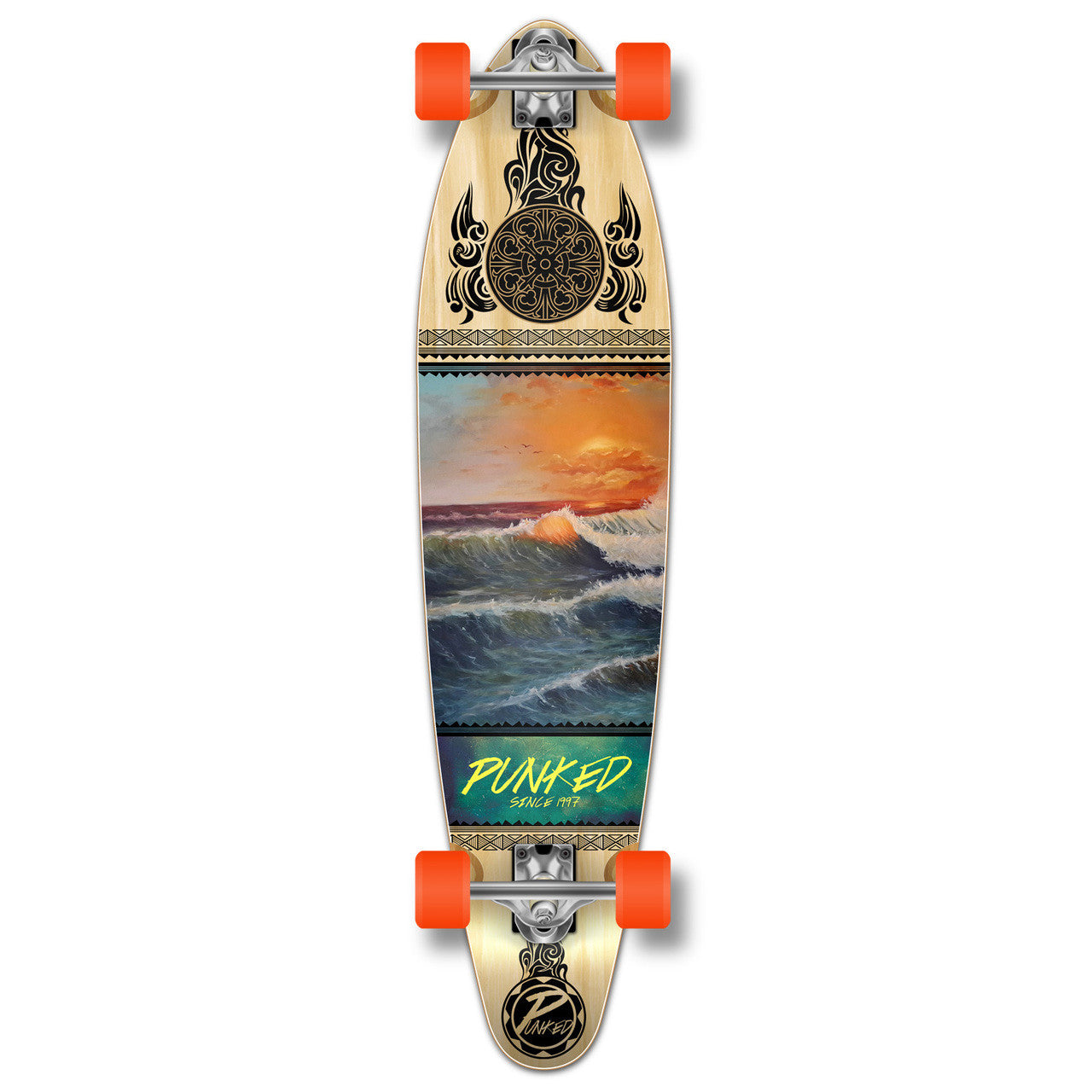 Yocaher Kicktail Longboard Complete - Wave Scene