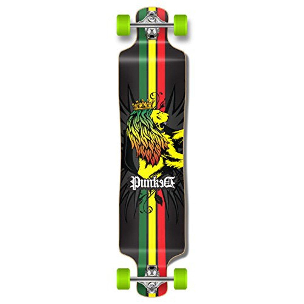 Yocaher Lowrider Longboard Complete - Rasta