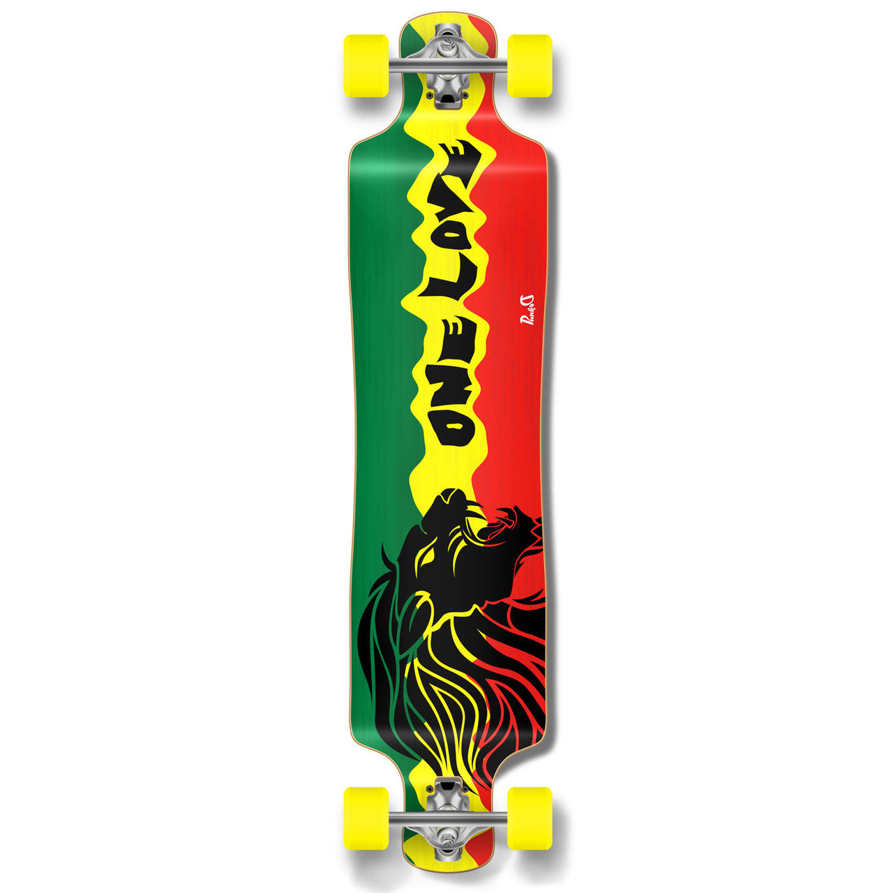 Yocaher Lowrider Longboard Complete - Rasta 2