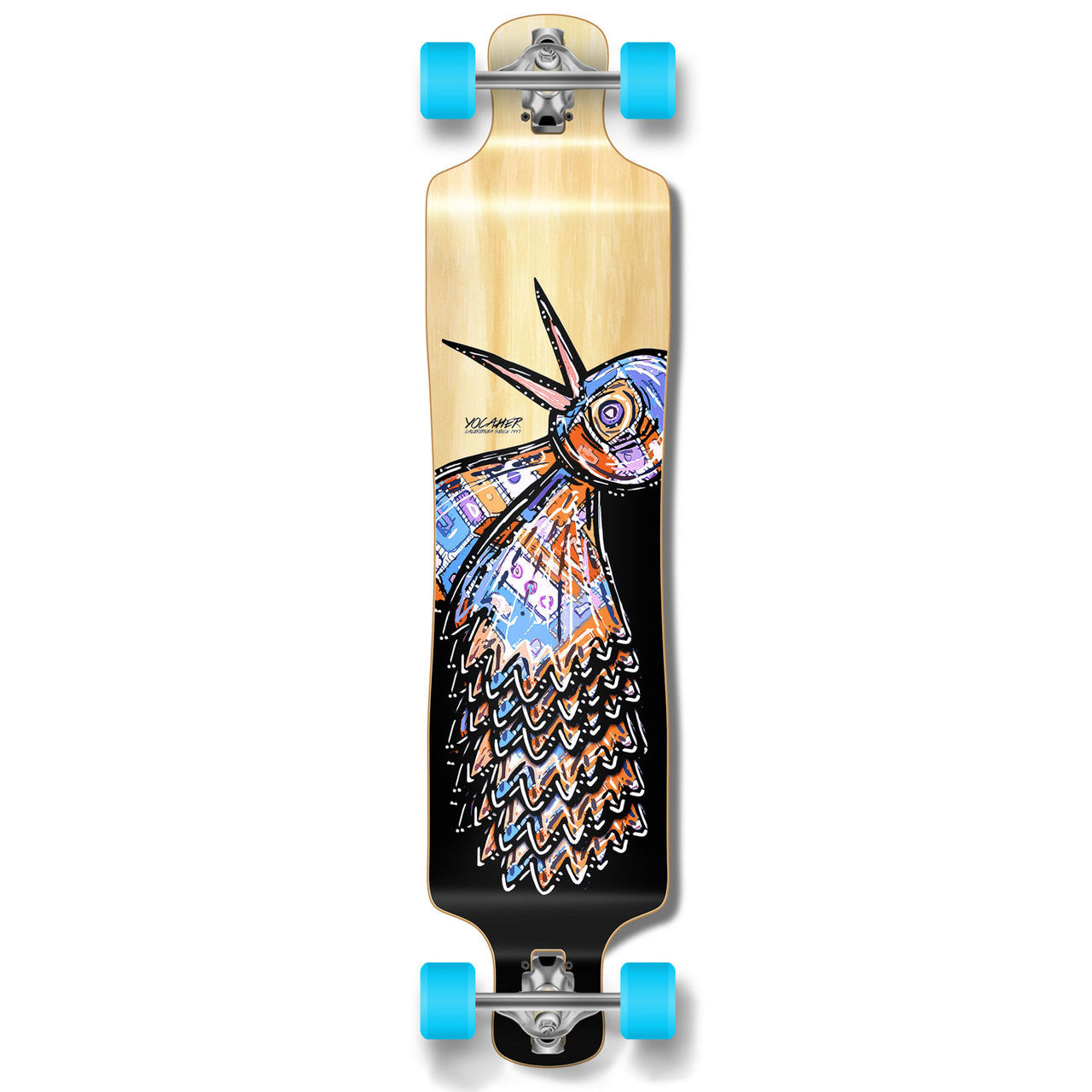 Yocaher Lowrider Longboard Complete - The Bird Natural