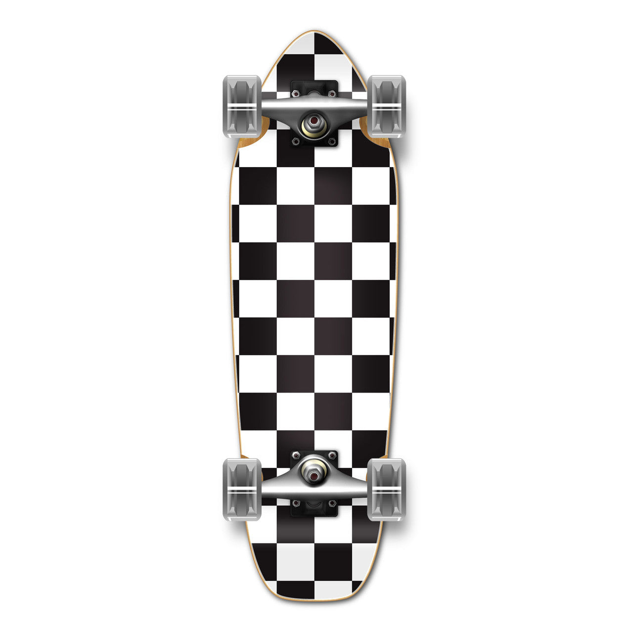 Yocaher Mini Cruiser Complete - Checker White