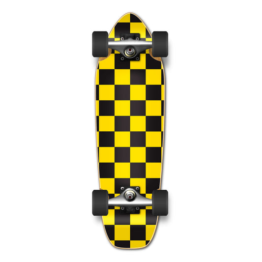 Yocaher Mini Cruiser Complete - Checker Yellow