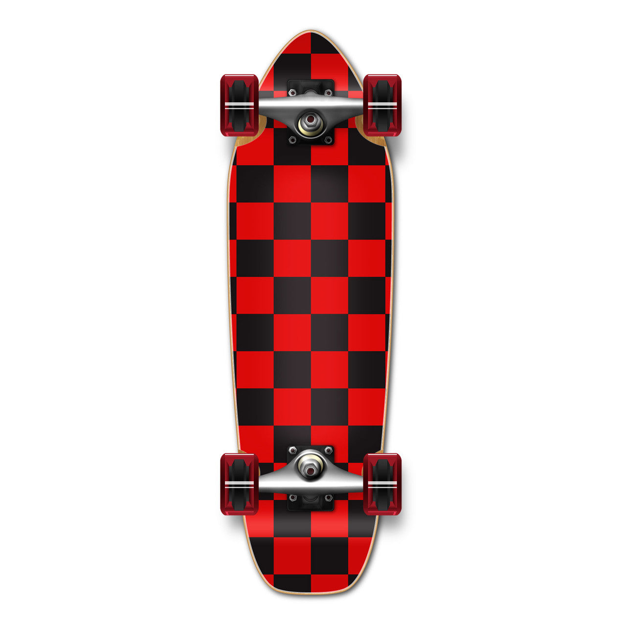 Yocaher Mini Cruiser Complete - Checker Red