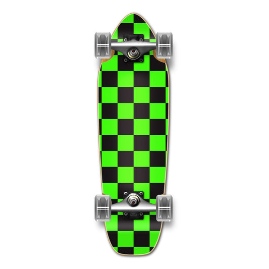 Yocaher Mini Cruiser Complete - Checker Green