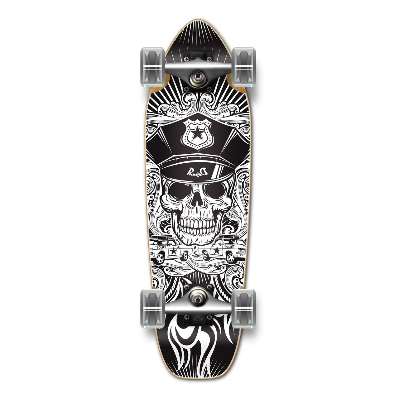 Yocaher Mini Cruiser Complete - Skull Cop