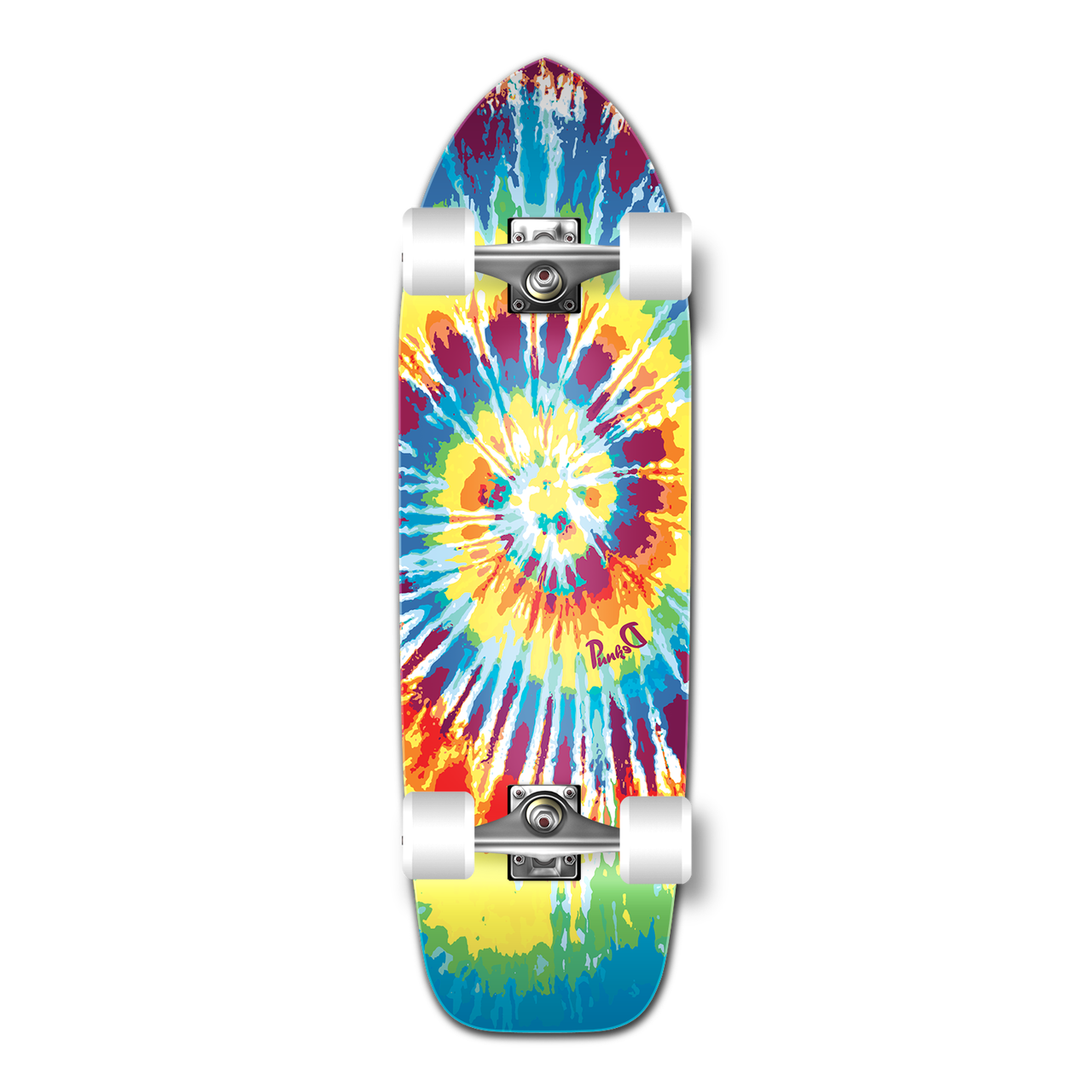 Yocaher Old School Longboard Complete - Tiedye Original