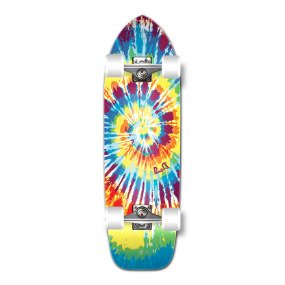 Yocaher Old School Longboard Complete - Tiedye Original