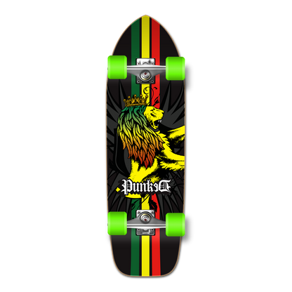 Yocaher Old School Longboard Complete - Rasta