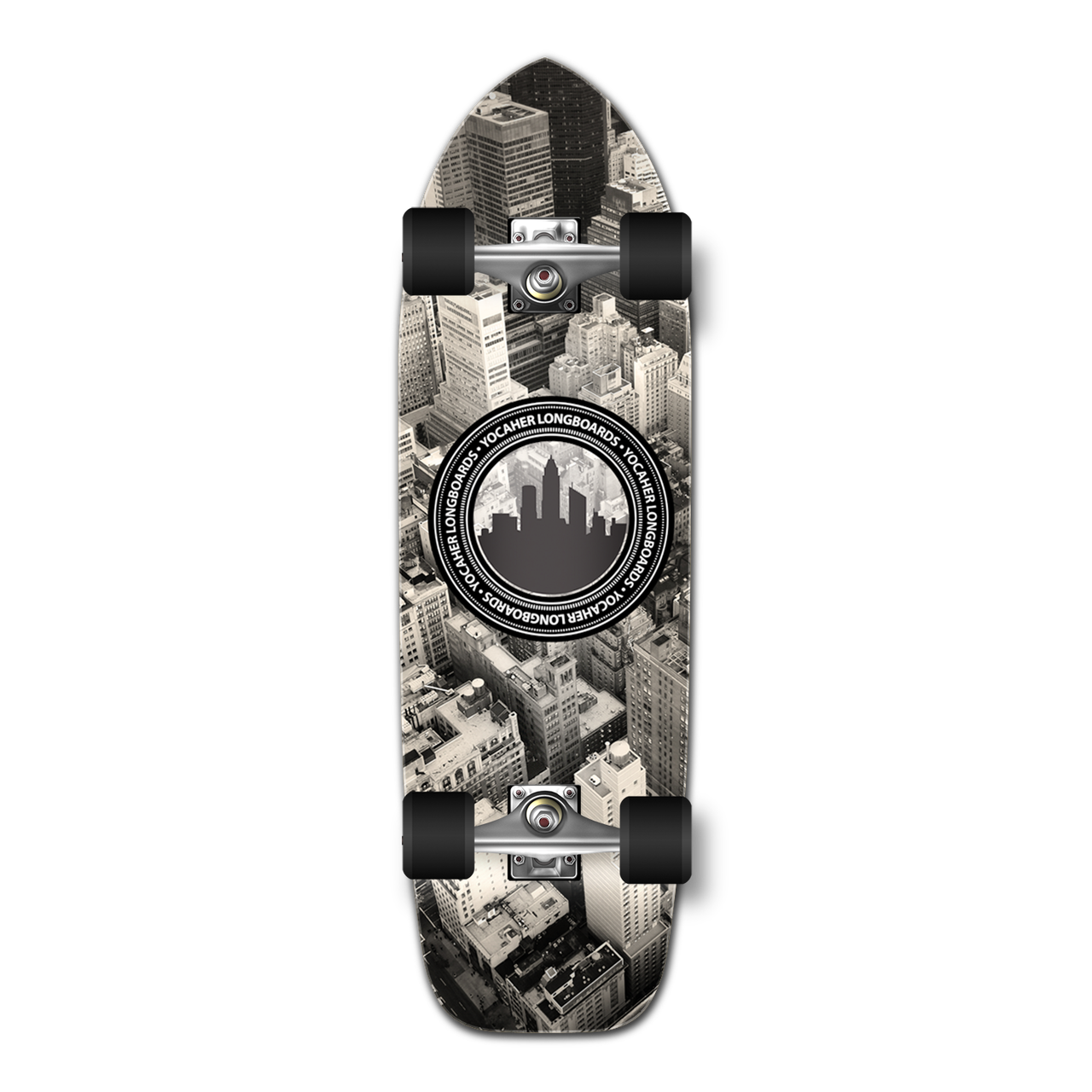 Yocaher Old School Longboard Complete - New York