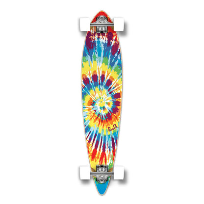 Yocaher Pintail Longboard Complete - Tiedye Original