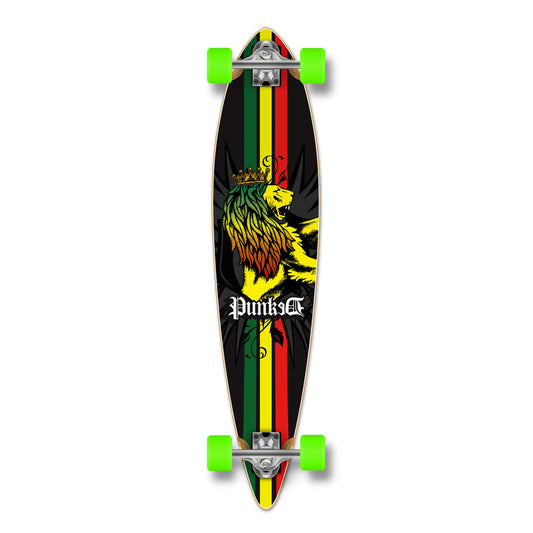 Yocaher Pintail Longboard Complete - Rasta