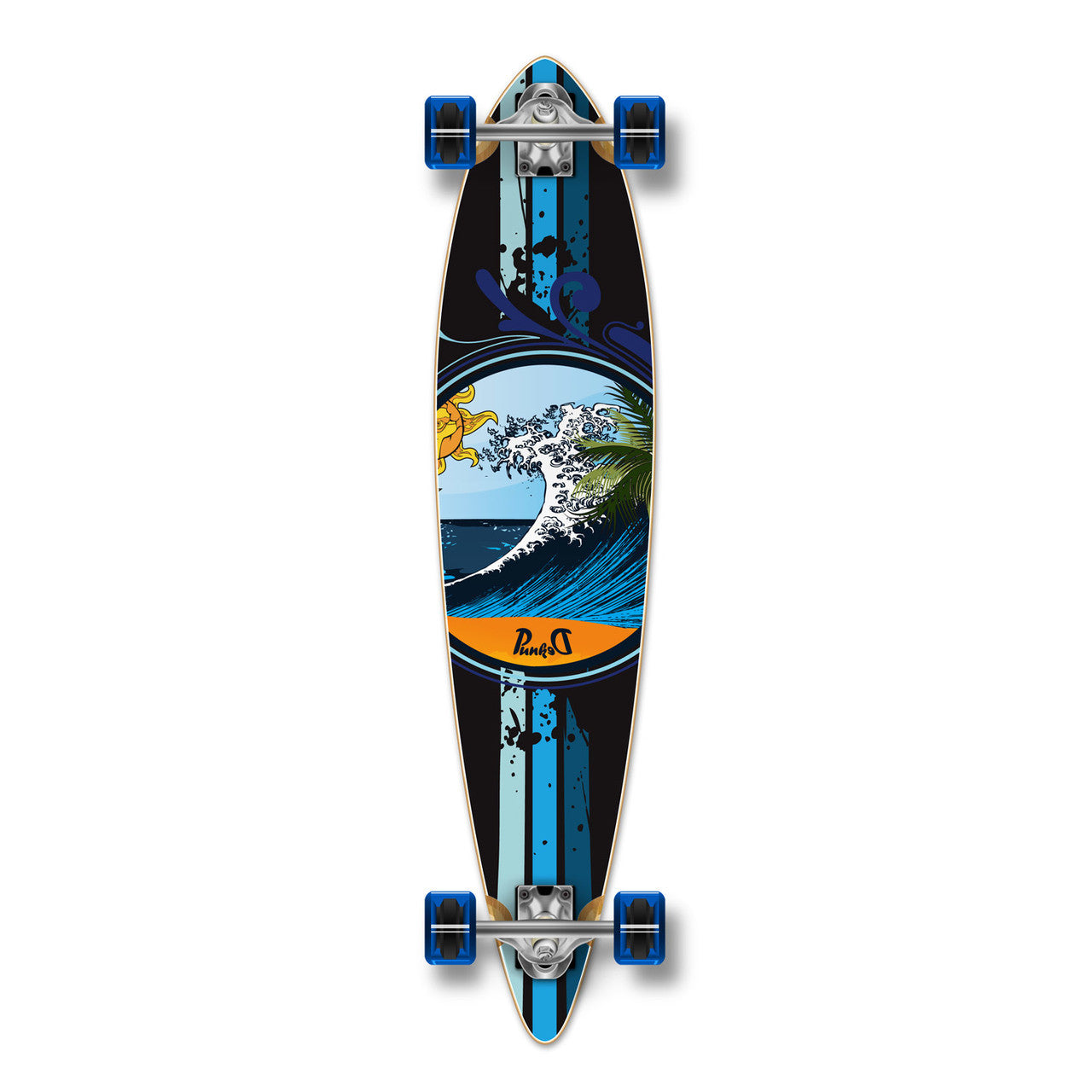 Yocaher Pintail Longboard Complete - Wave