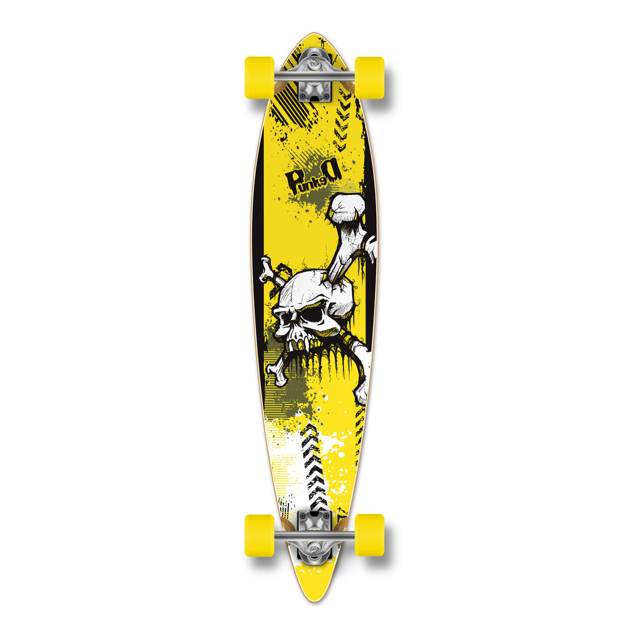 Yocaher Pintail Longboard Complete - Y Skull