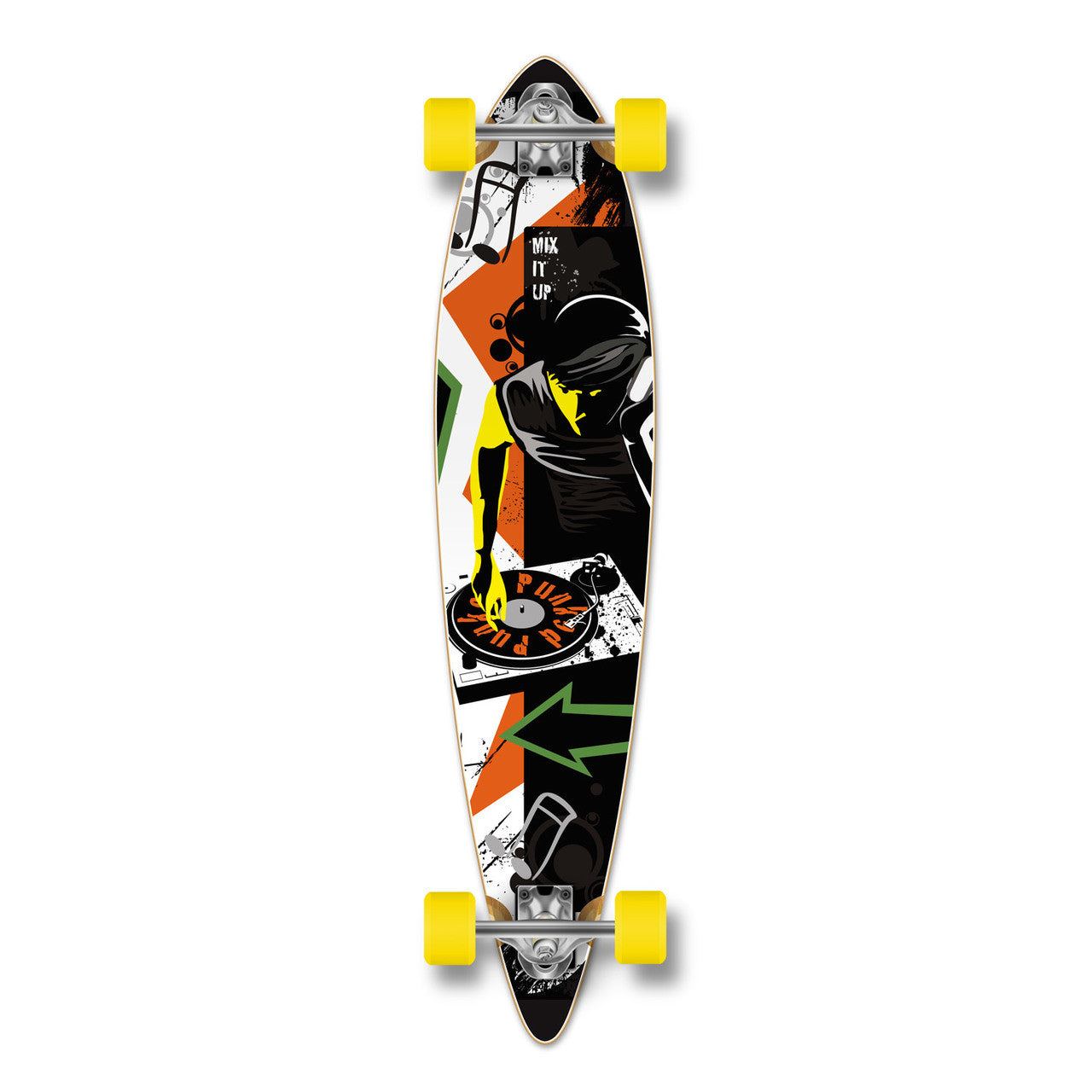 Yocaher Pintail Longboard Complete - MixItUp