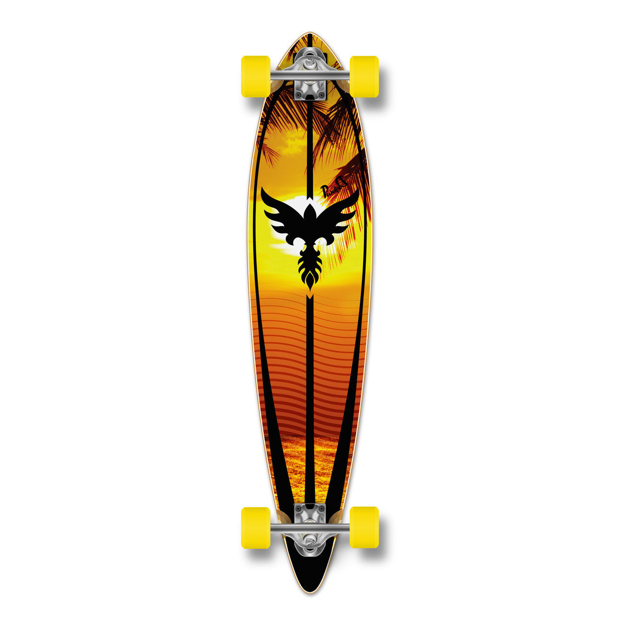 Yocaher Pintail Longboard Complete - Sunset