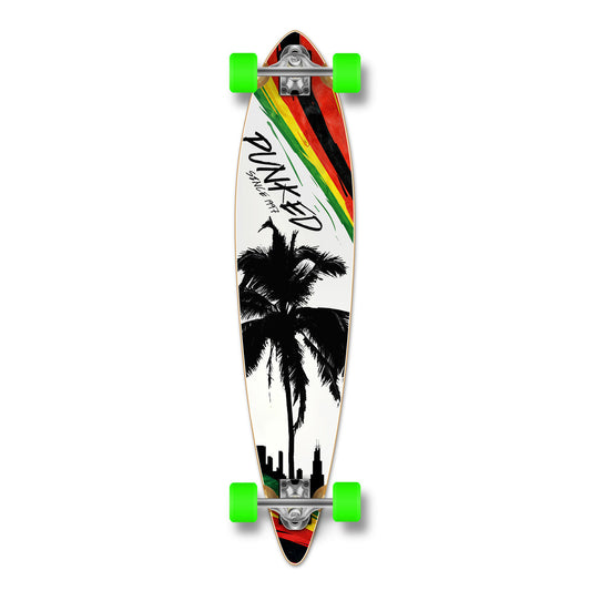 Yocaher Pintail Longboard Complete - Palm City Rasta