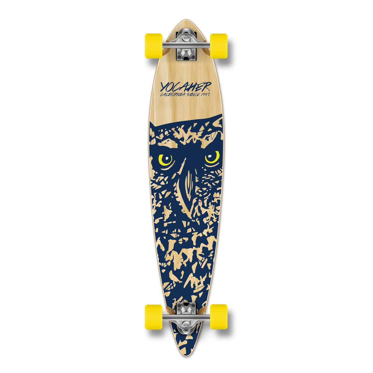 Yocaher Pintail Longboard Complete - Spirit Animal OWL