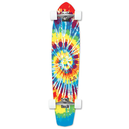 Yocaher Slimkick Longboard Complete - Tiedye Original